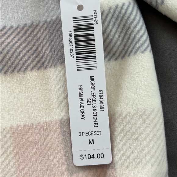 Soma Soft Plaid Flannel Pajamas Sz M NWT - Picture 4 of 13